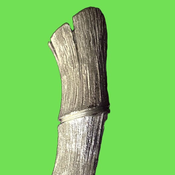 Vintage Bamboo Shoot "Lisner" Silver Brooch 1950-1960's - Picture 5 of 9